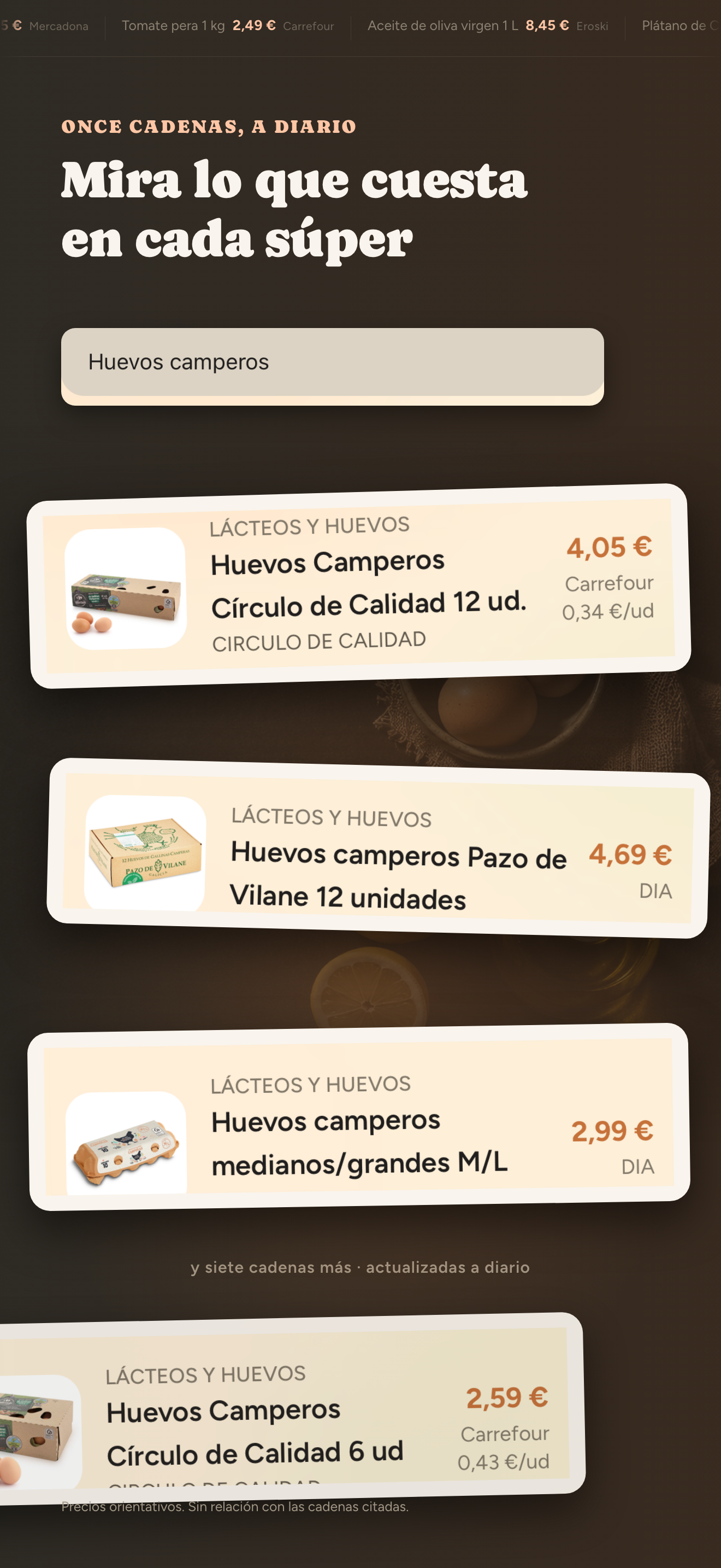 Catálogo de productos de CestIA